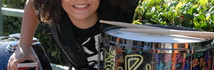 bo-Pah with her Serenity snare. (c) Stan Thomas/Kanale Creations